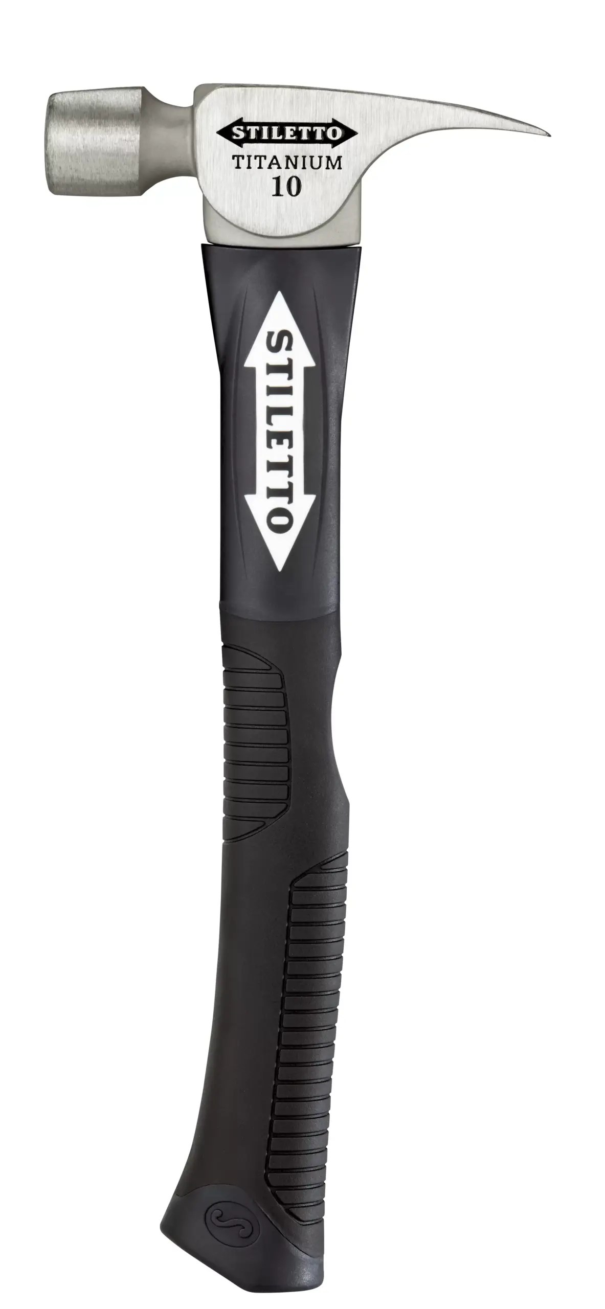 Stiletto FH10C-F 10 oz Titanium Smooth Face Hammer with 14.5 in. Hybrid Fiberglass Handle