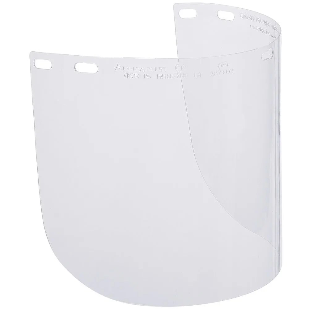 Degil Safety VISORPCIN VISORPC Replacement Clear Polycarbonate Visor, 2 Pack