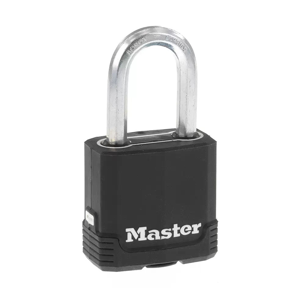 Master Lock M115BLCDLFHC 1-7/8in (48mm) Wide Magnum Covered Laminated Steel Padlock