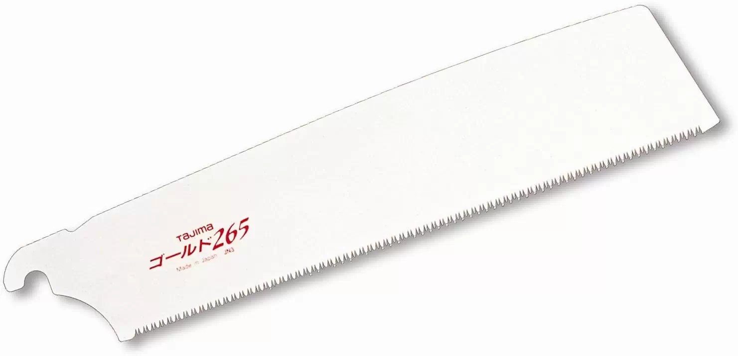 Tajima GNB-265 Japan Pull 10.5" (265mm) Japanese Precision Pull Saw Blade, 16 TPI