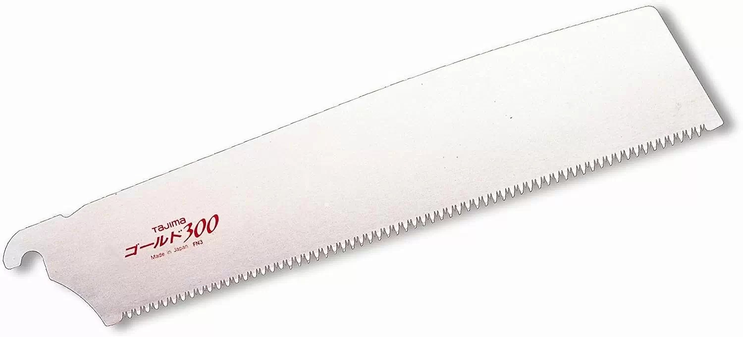 Tajima GNB-300 Japan Pull 11.8" (300mm) Japanese Precision Pull Saw Blade, 13 TPI