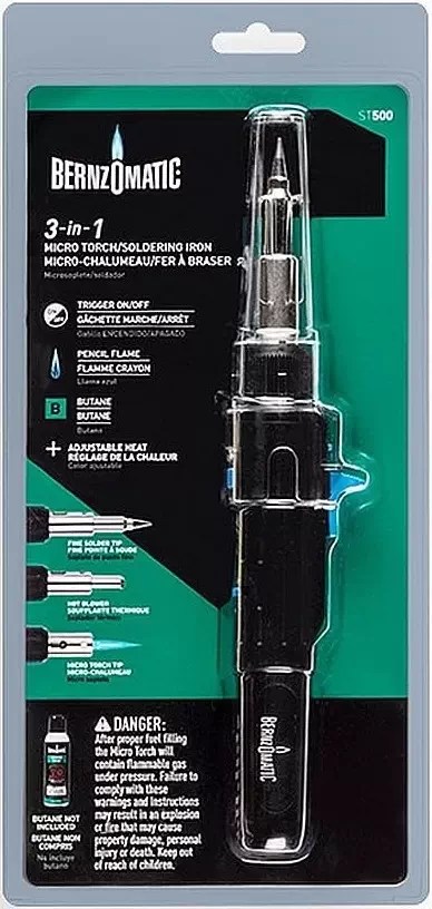 Bernzomatic ST500 Maker Mini Detail Butane Pencil Torch