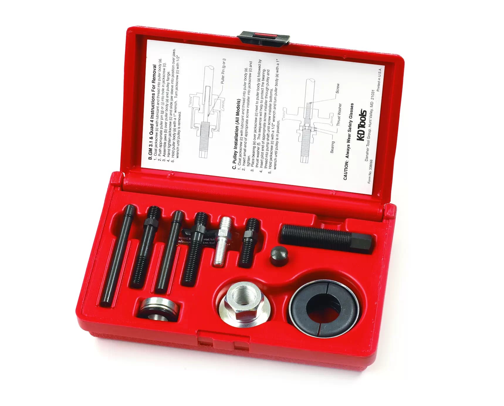 GEARWRENCH 2897D 12 Pc. Pulley Puller and Installer Set