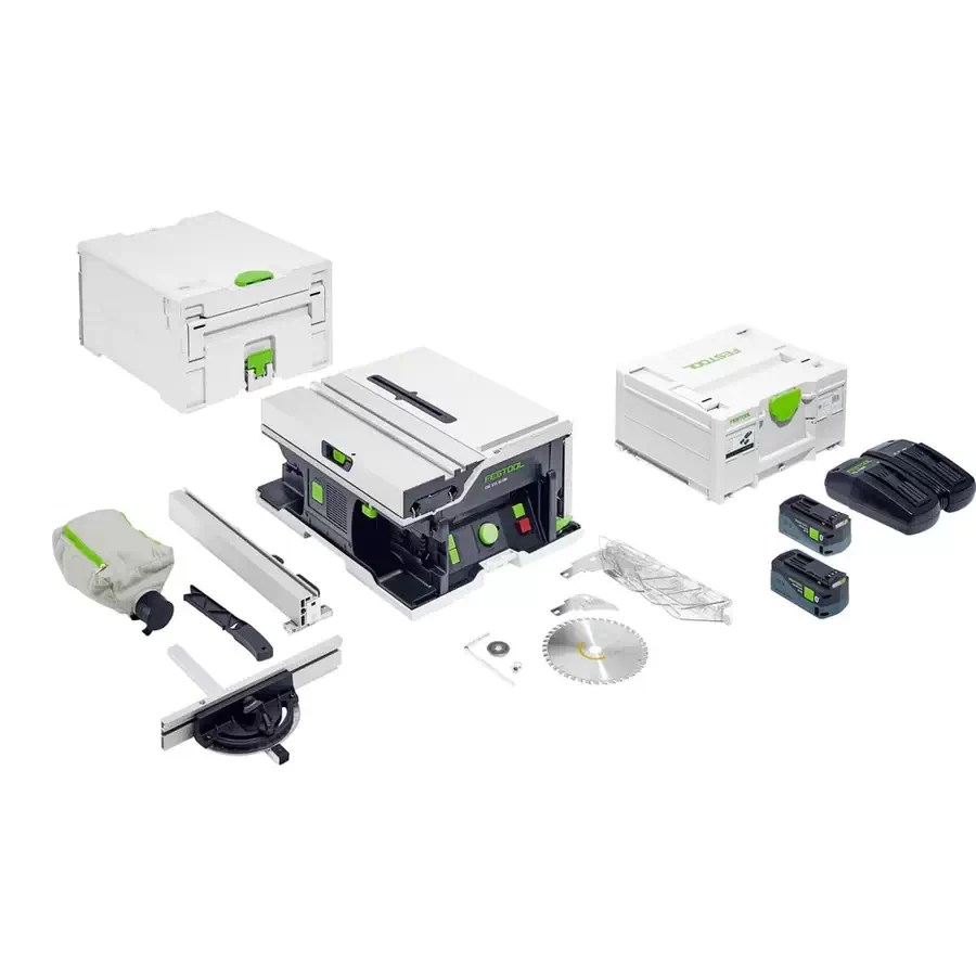 Festool 577378 Cordless 6" Table Saw CSC SYS 50 EBI-Plus Kit