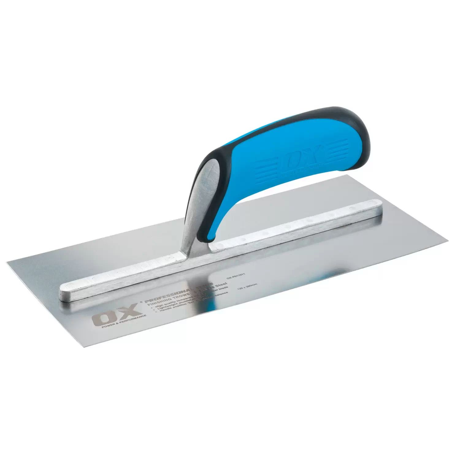 OX Tools OX-P011011 OX Pro Series 4-1/2" x 11" (114 X 280mm) Stainless Steel Plasterers Trowel