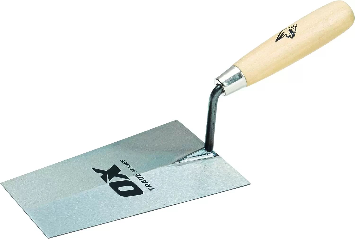 OX Tools OX-T017618 OX Trade Series 7" (180mm) Bucket Trowel /w Wooden Handle