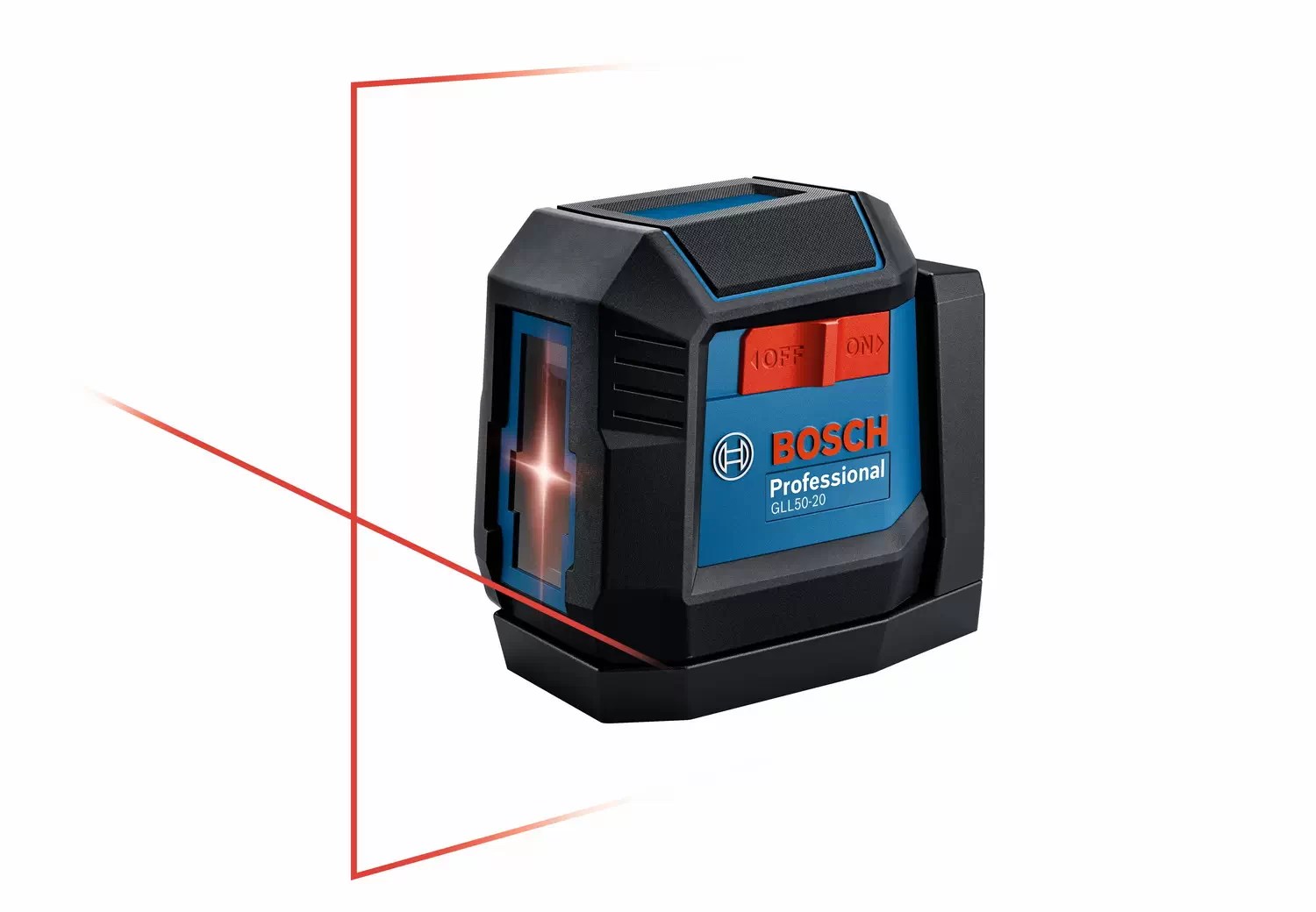 Bosch GLL50-20 Self-Leveling Cross-Line Laser, 50' Range