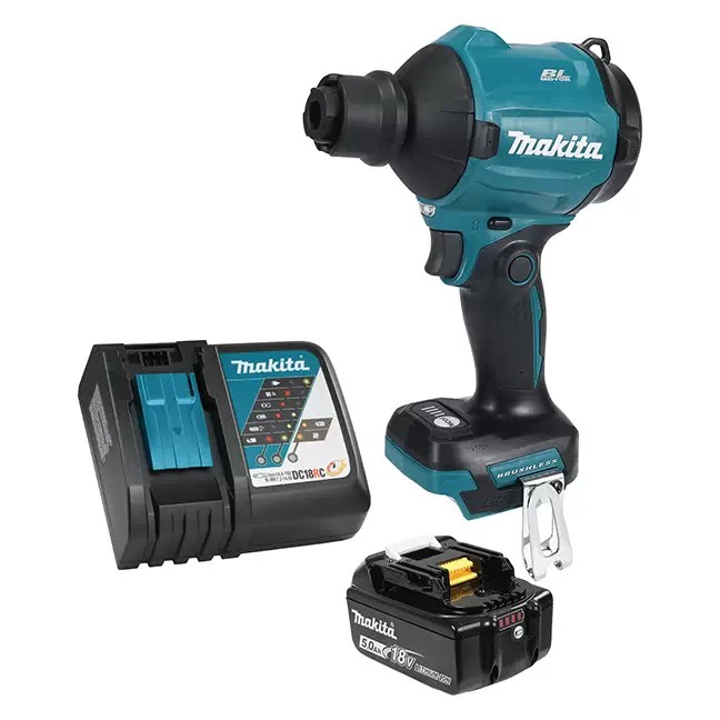 Makita DAS180RT 18V LXT Brushless Cordless 4-Speed Dust Blower (5.0Ah Kit)