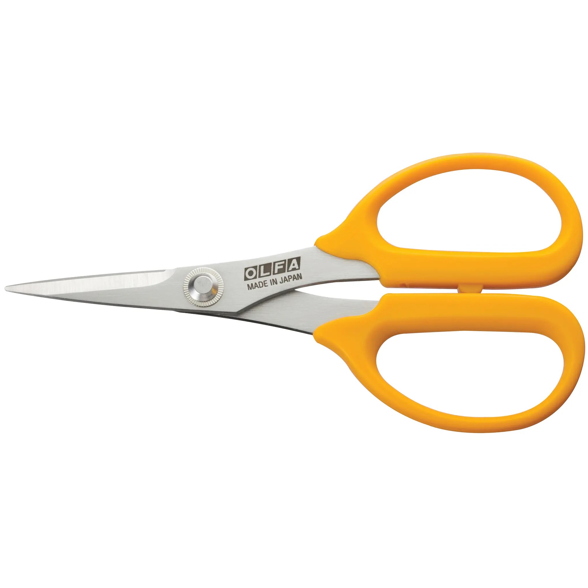 OLFA SCS-4 Stainless-Steel Precision Appliqué Scissors, 5-Inch