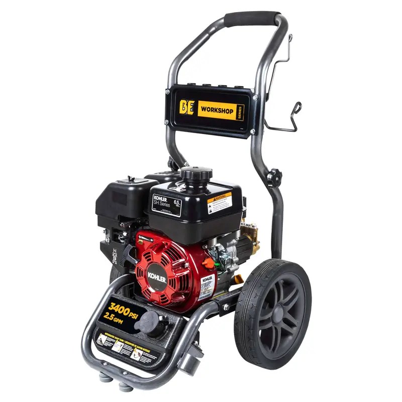 BE BE3465KA 3,400 PSI, Gas Pressure Washer, KOHLER SH270 Engine