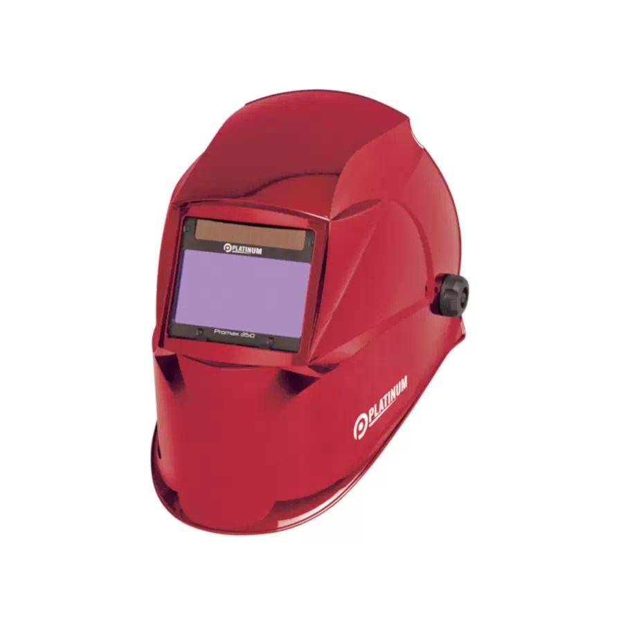Platinum NA WC-05315 Promax 350 Red Auto Darkening Welding Helmet, Variable Shade 9-13
