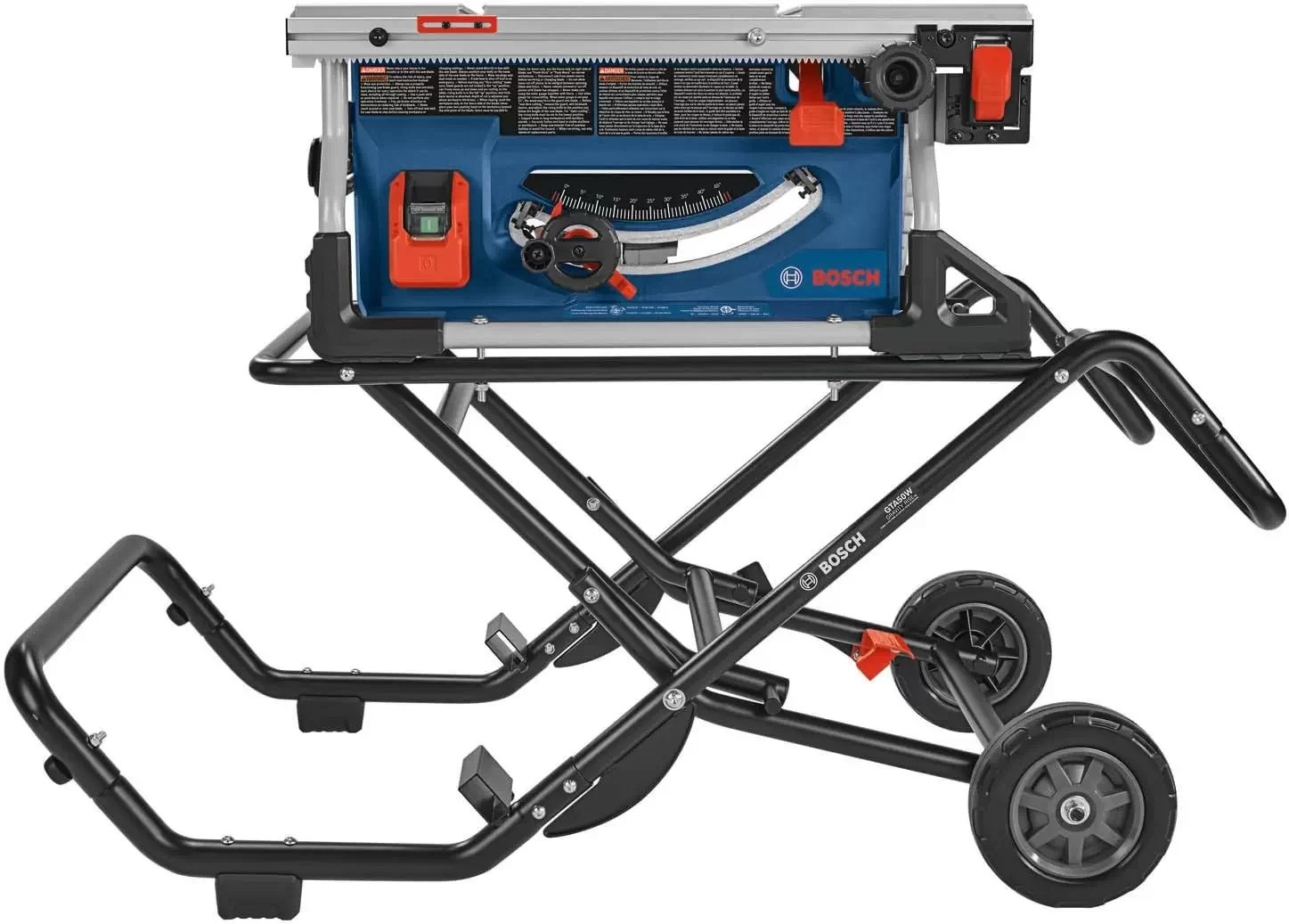 Bosch GTS15-10 10” Professional Jobsite Table Saw with Gravity-Rise Wheeled Stand