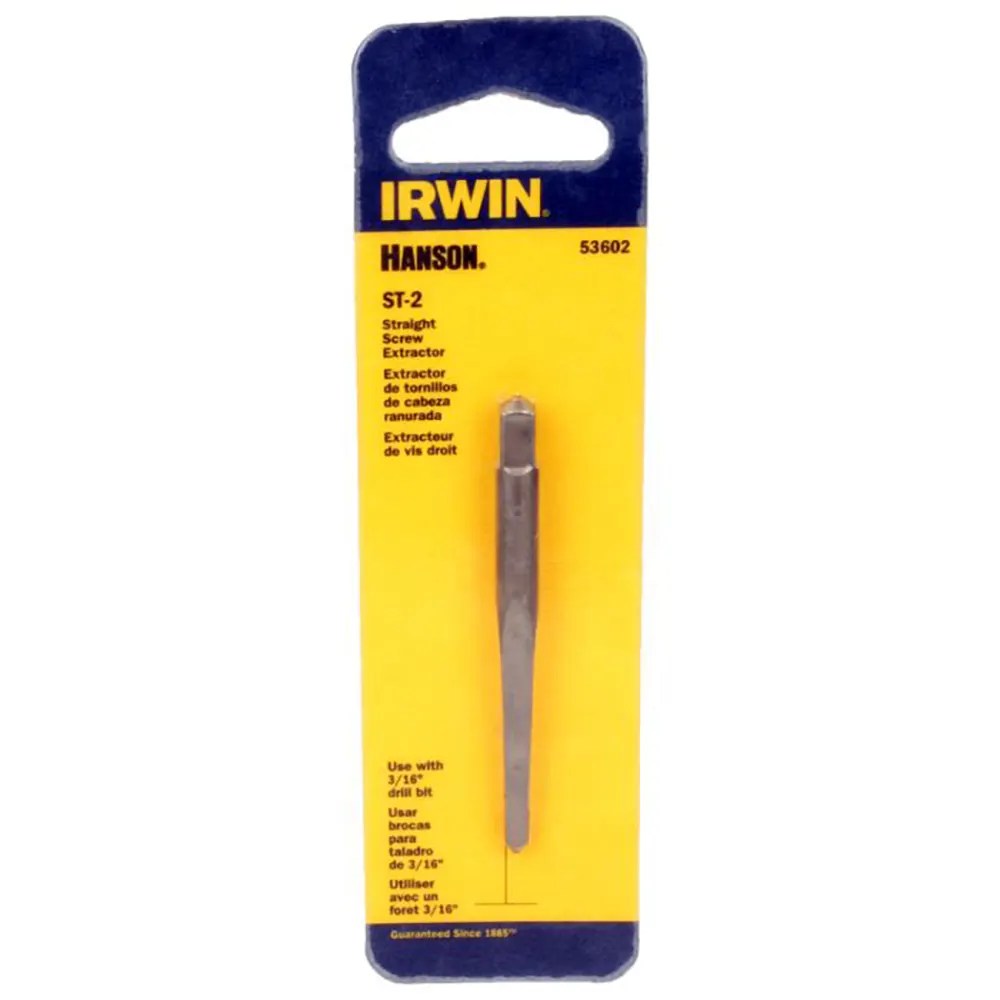 Irwin 53602 ST-2 Straight Flute Screw Extractor