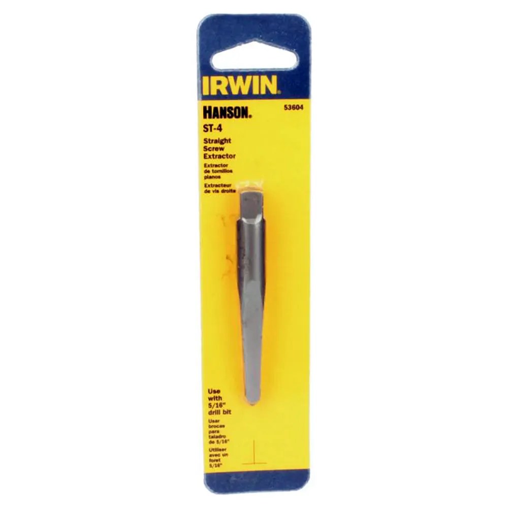 Irwin 53604 ST-4 Straight Flute Screw Extractor