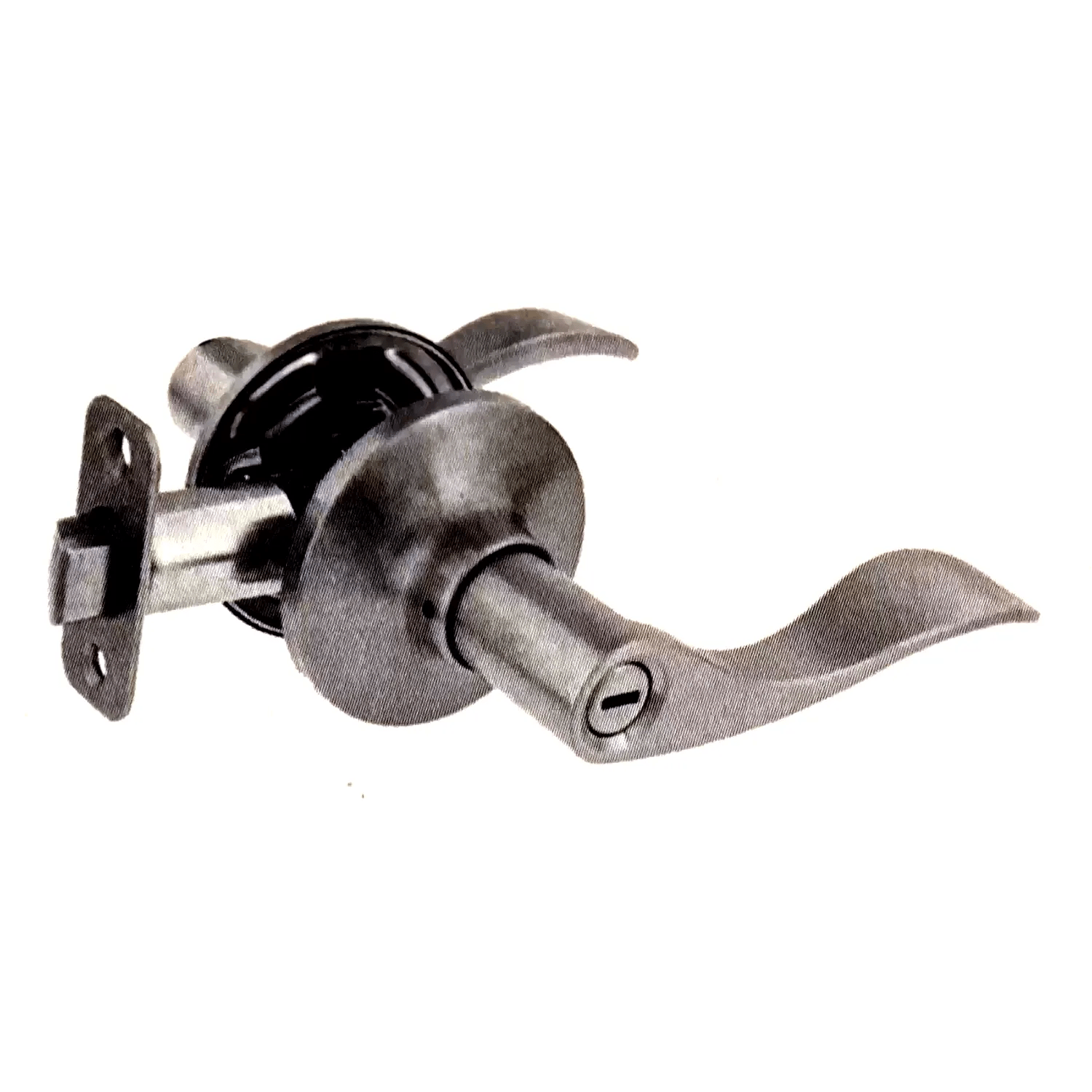 Ultra Security 82188 Satin Nickel Privacy Lockset Lexington II Wave Lever