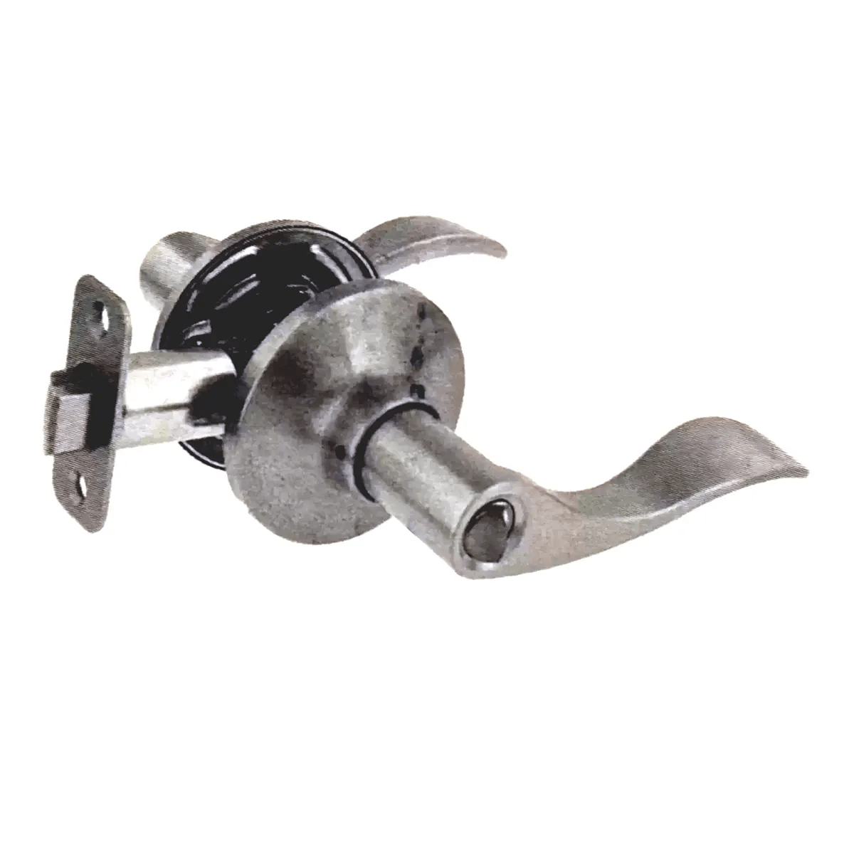 Ultra Hardware 82208 Oil Rubbed Bronze Privacy Lockset Lexington II Wave Lever