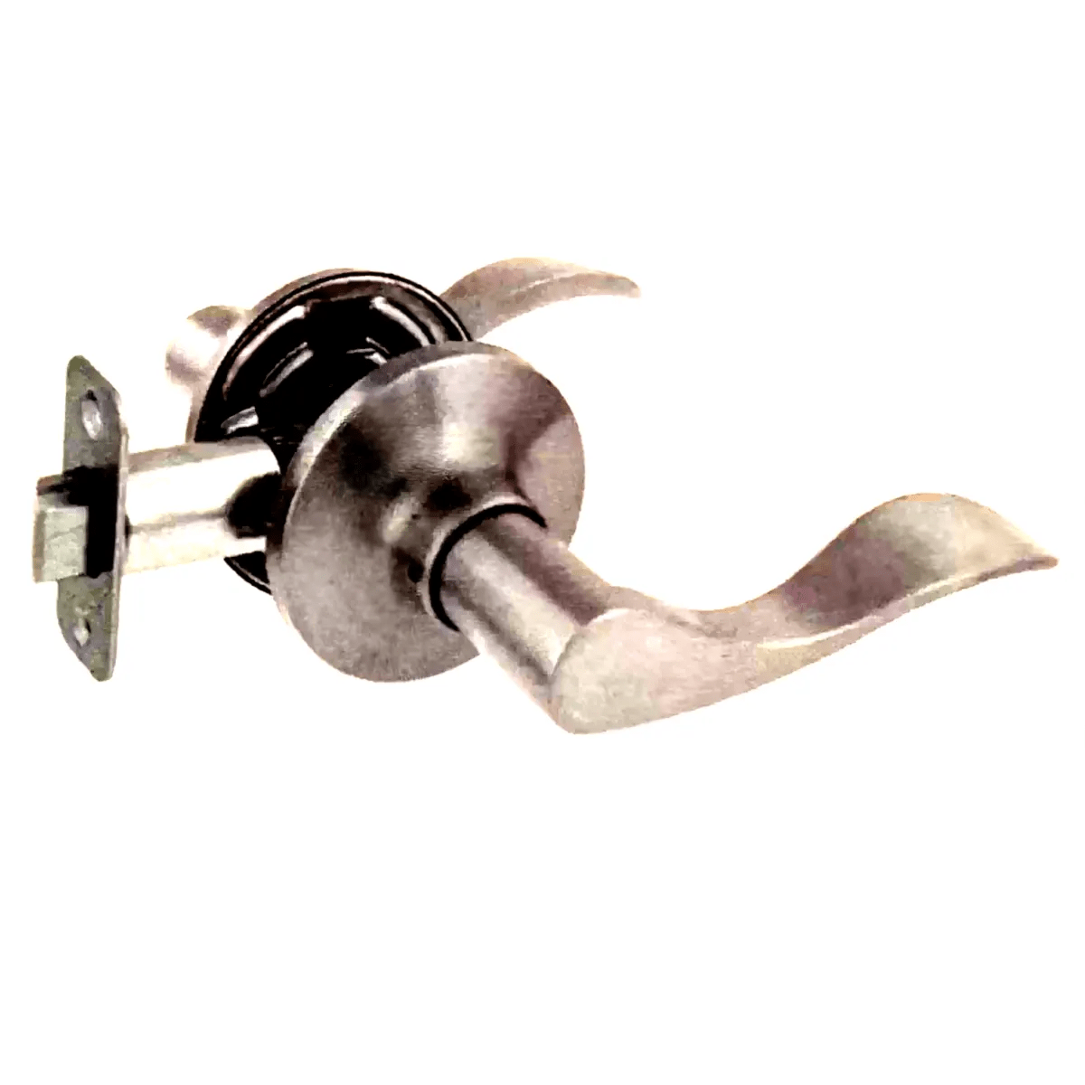 Ultra Hardware 82211 Oil Rubbed Bronze Passage Lockset Lexington II Wave Lever