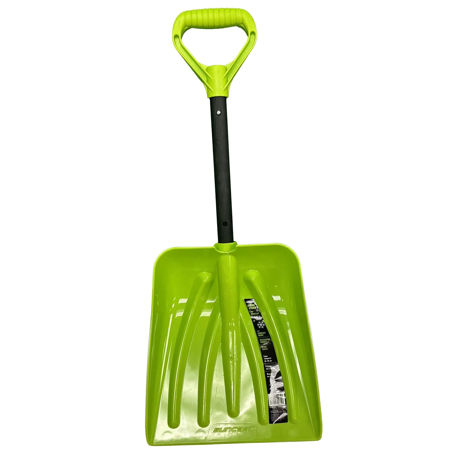 Suncast SCS370 11" Steel Core Telescoping Handle Snow Shovel