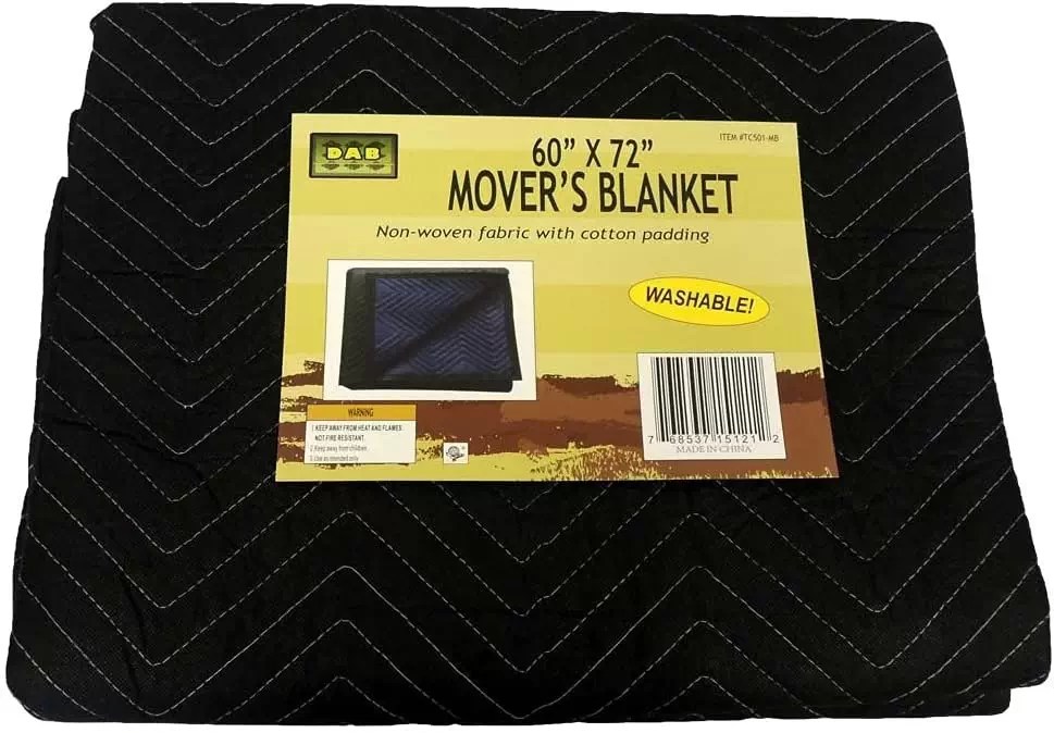 DAB TC501-MB 60" x 72" Padded and Quilted Moving Blanket