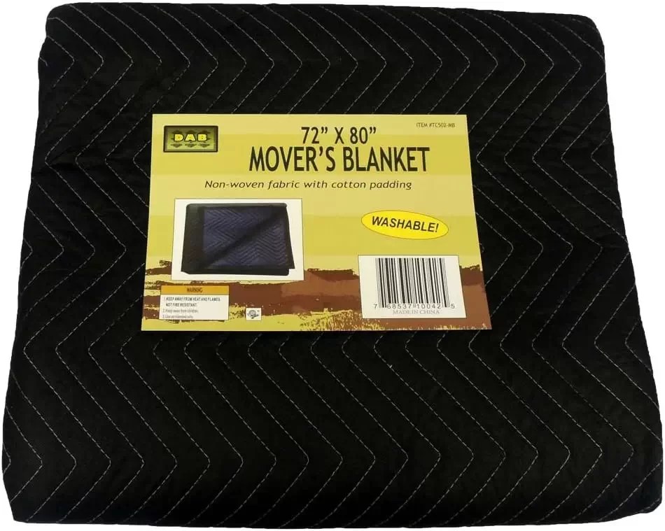 DAB TC502-MB 72" x 80" Padded and Quilted Moving Blanket
