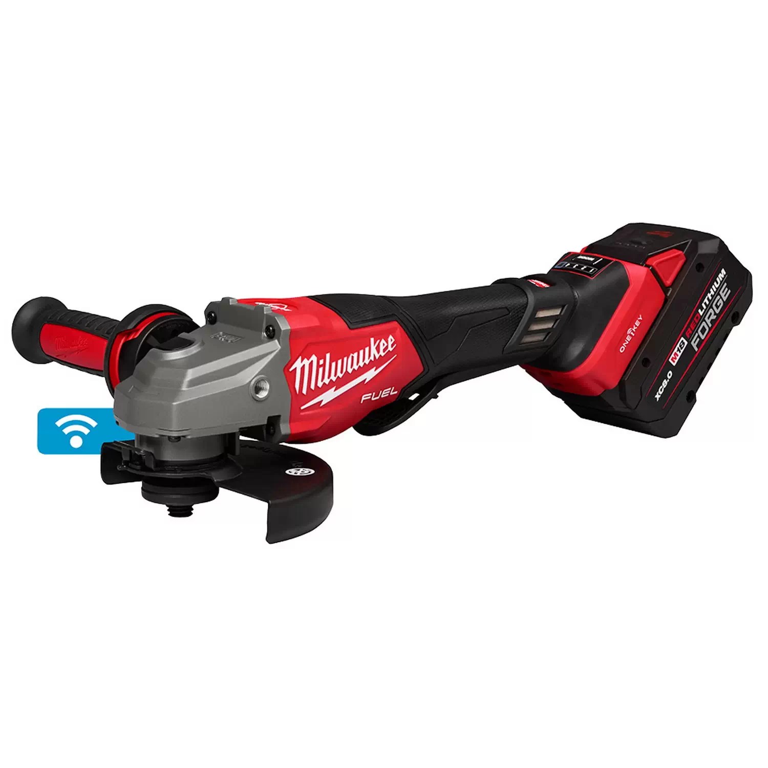 Milwaukee 3672-22 M18 FUEL 4-1/2"-6" Variable Speed Braking Grinder, Paddle Switch w/ ONE-KEY Kit