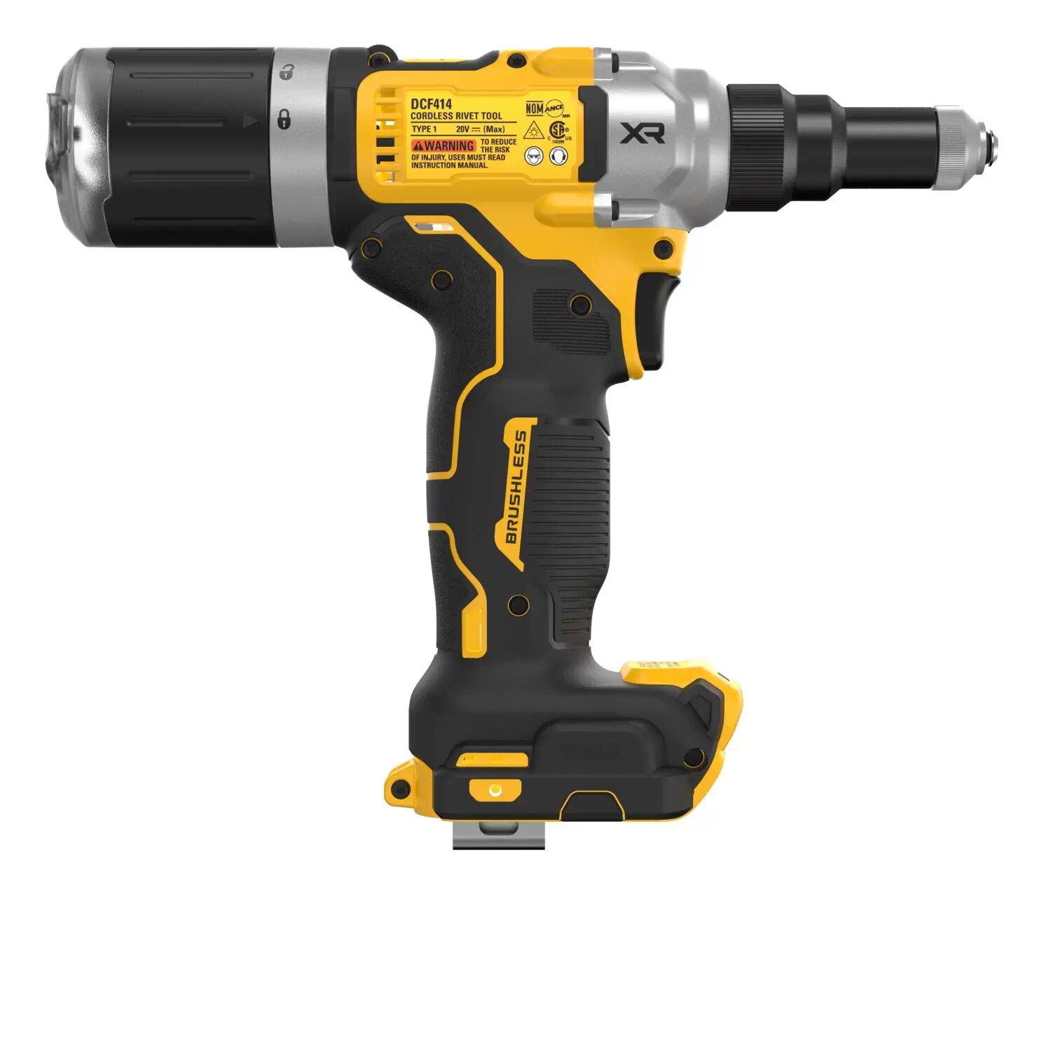 Dewalt DCF414B 20V MAX XR Brushless Cordless 1/4" Rivet Tool - Tool Only
