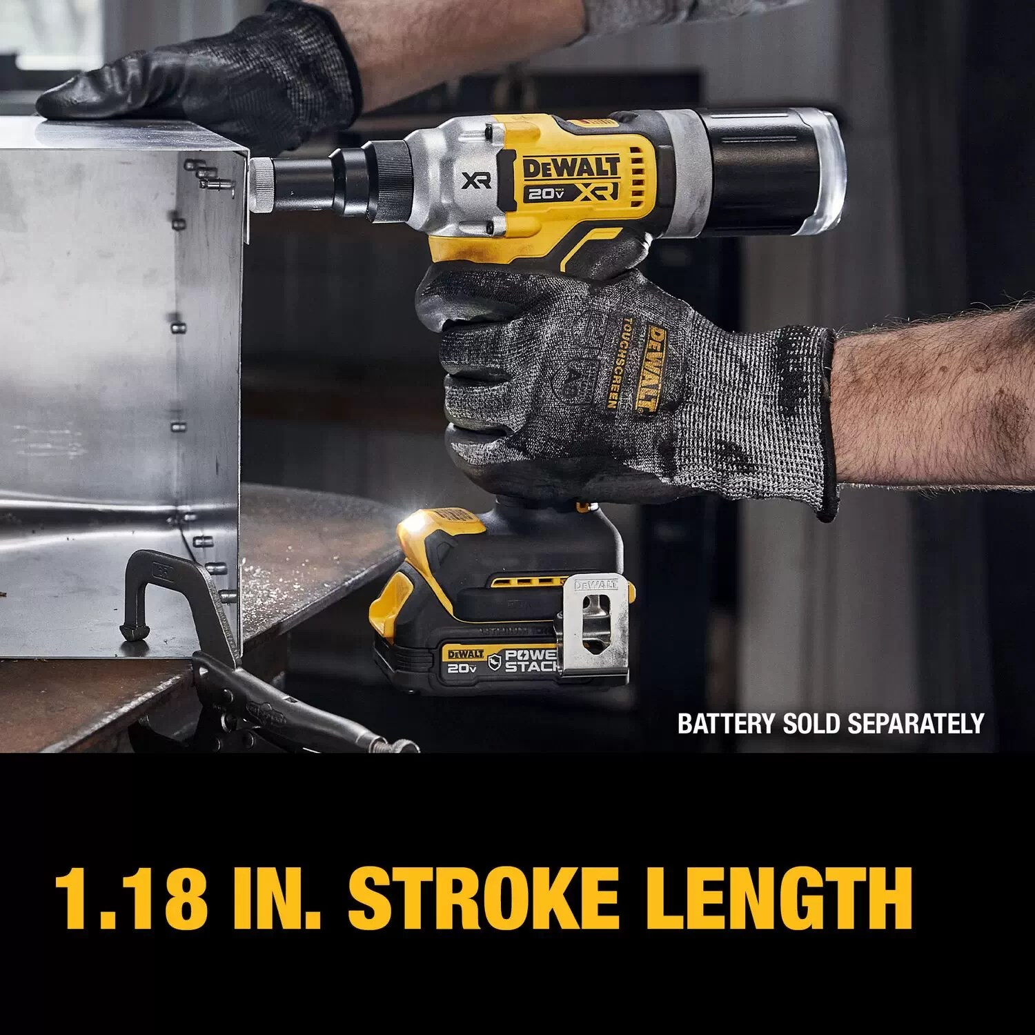 Dewalt DCF414B 20V MAX XR Brushless Cordless 1/4" Rivet Tool - Tool Only