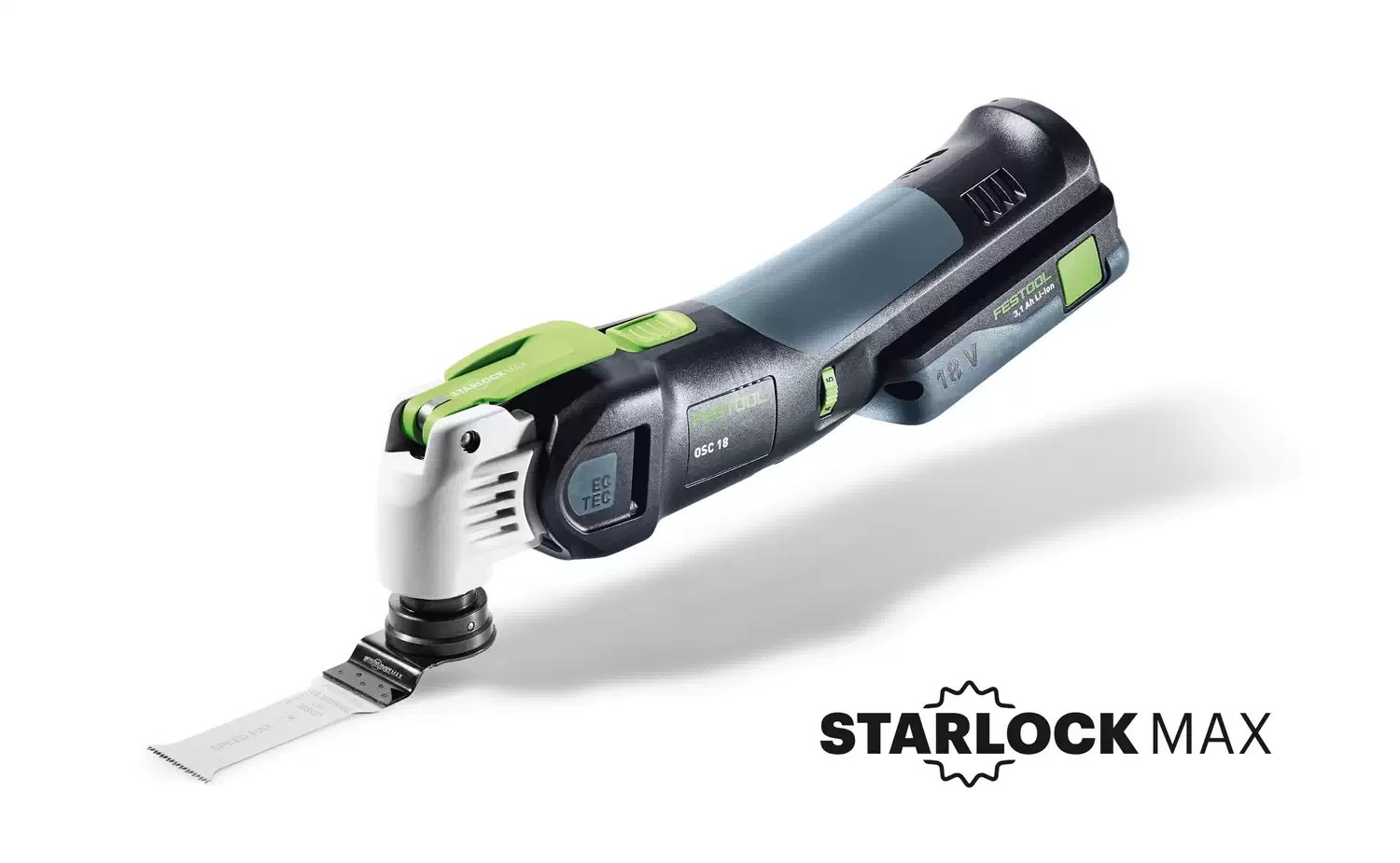 Festool 576590 VECTURO 18V Cordless Oscillator Multi-Tool OSC 18 HPC 4,0 EI-Set