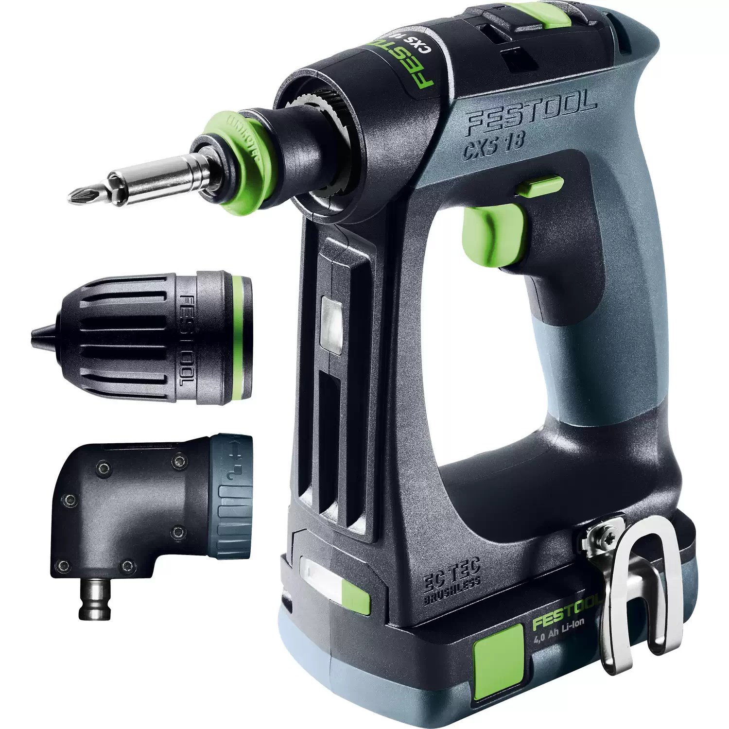 Festool 576889 18V Cordless Fastfix Drill Set CXS 18 HPC 4,0 I-Set