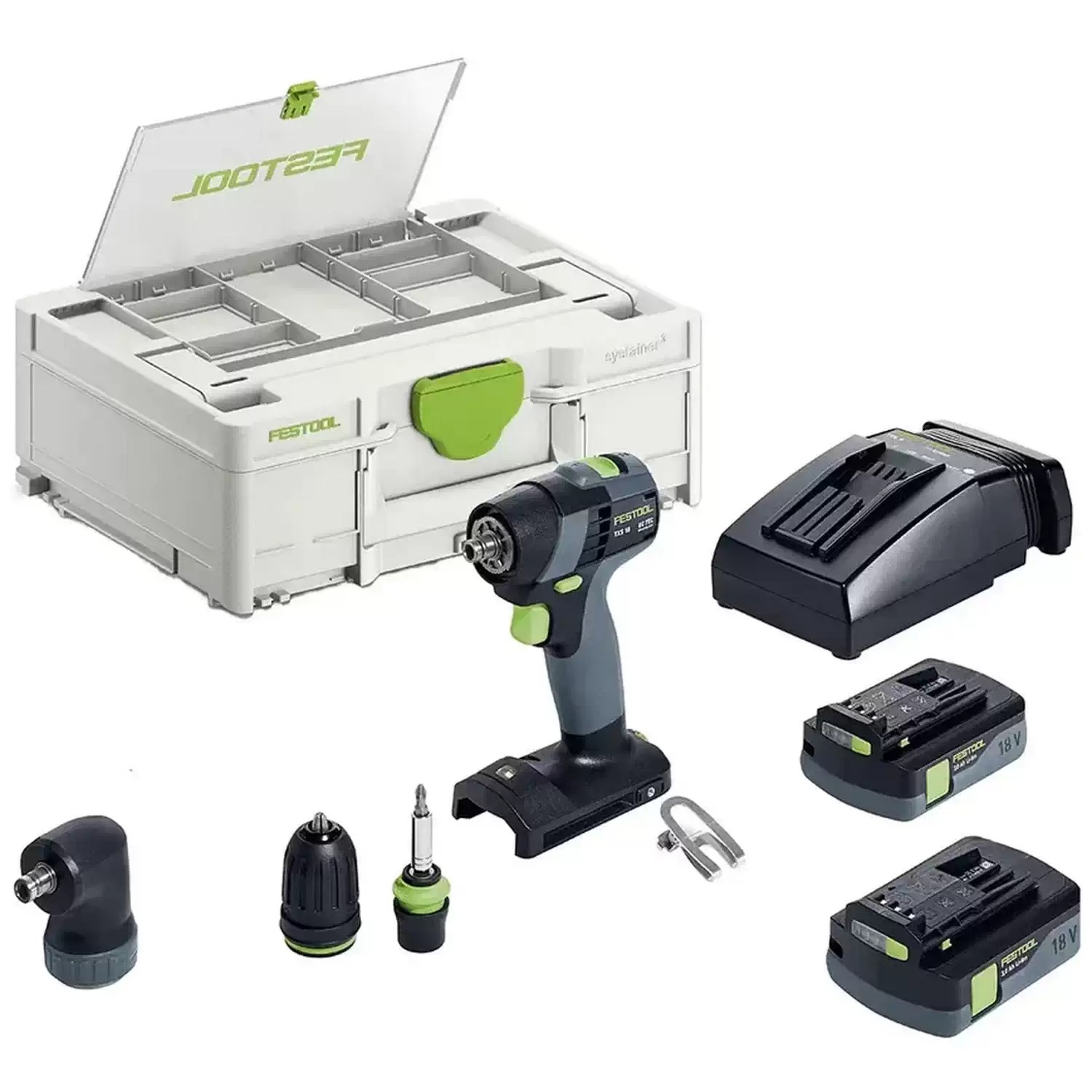 Festool 576903 18V Cordless Fastfix Drill Set TXS 18 HPC 4,0 I-Set