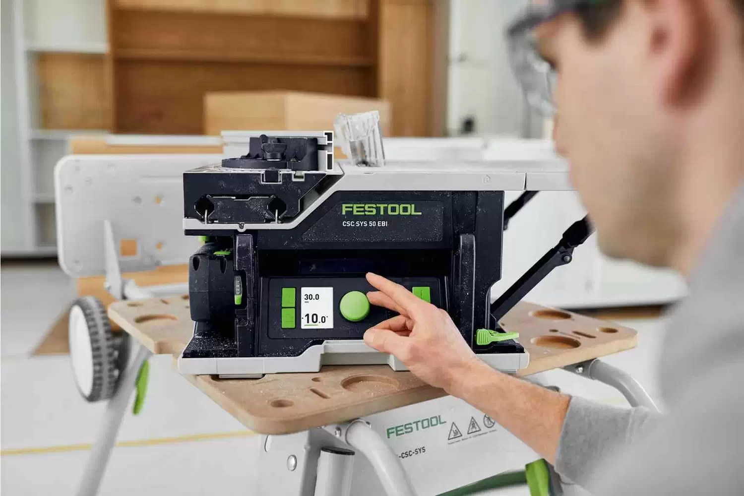 Festool 577383 Cordless 6" Table Saw CSC SYS 50 EBI-Set