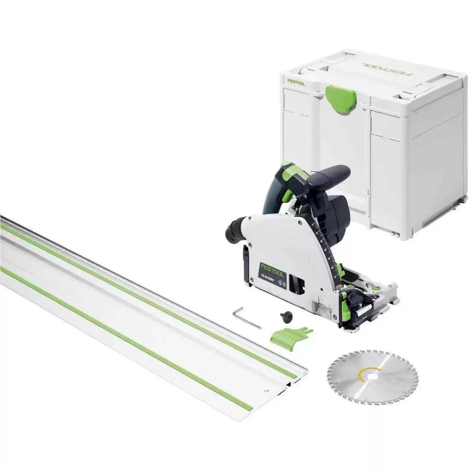 Festool 577422 6-5/8" Plunge Cut Track Saw with 55" Guide Rail TS 60 KEB-F-Plus-FS