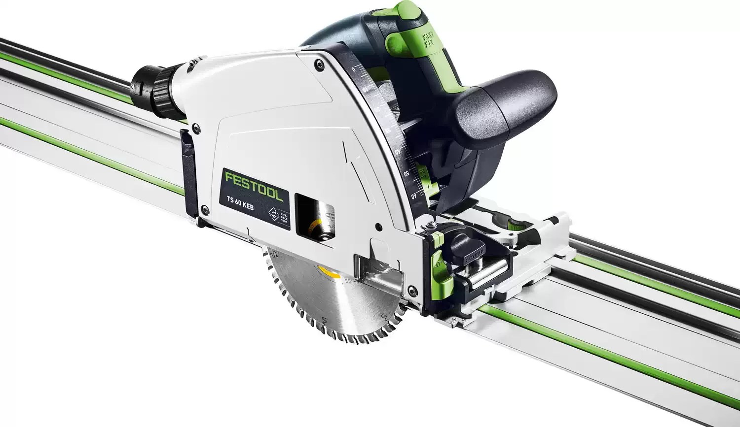 Festool 577422 6-5/8" Plunge Cut Track Saw with 55" Guide Rail TS 60 KEB-F-Plus-FS