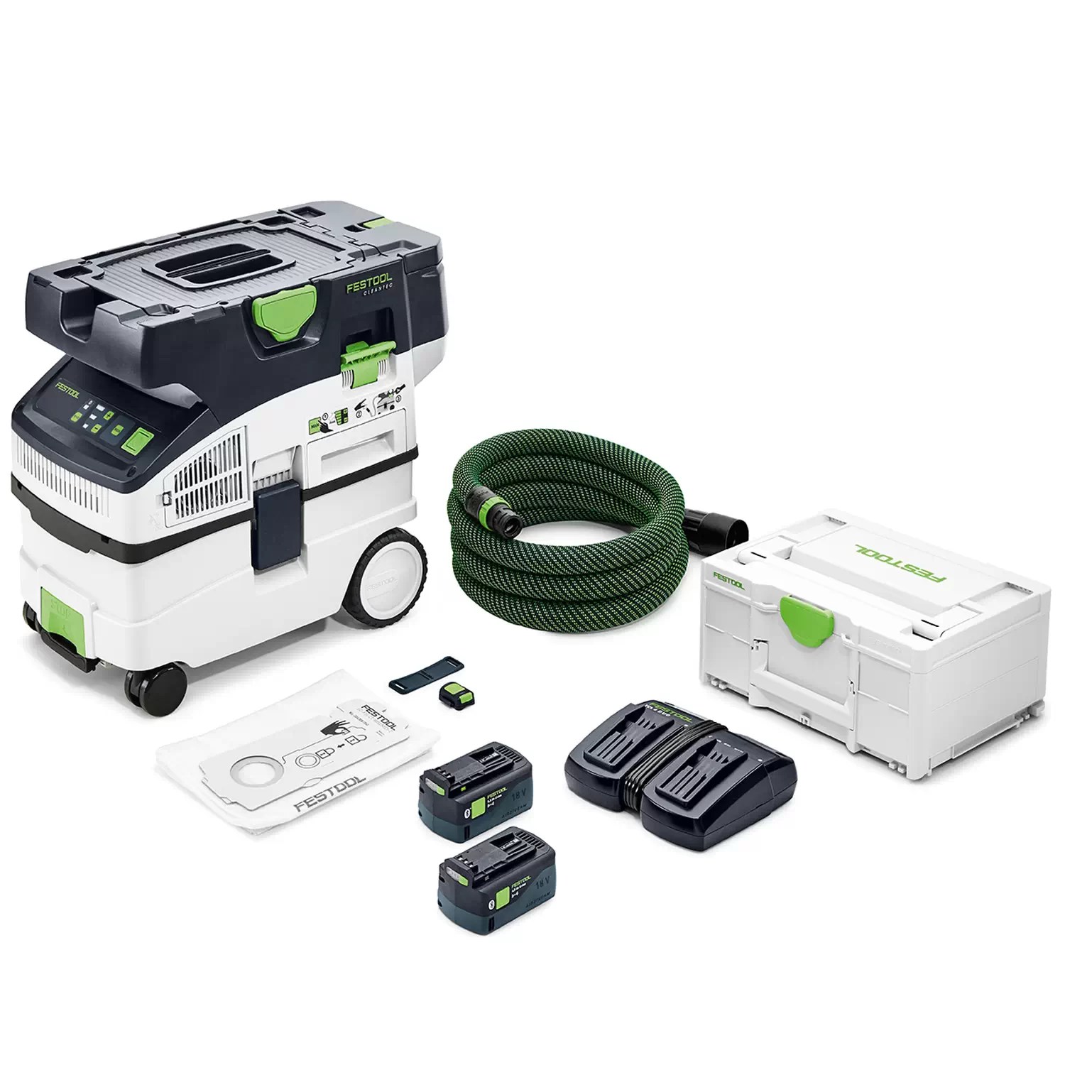 Festool 577506 Cordless Mobile Dust Extractor CLEANTEC CTC MIDI I HEPA-Plus