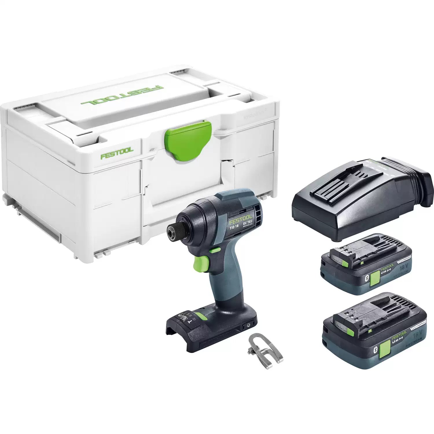 Festool 577614 18V Cordless Impact Drill Set TID 18 HPC 4,0 I-Plus