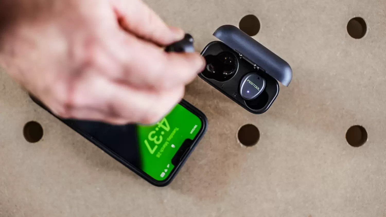 Festool 577793 NRR 25dB USB Rechargeable Bluetooth Hearing Protection GHS 25 I