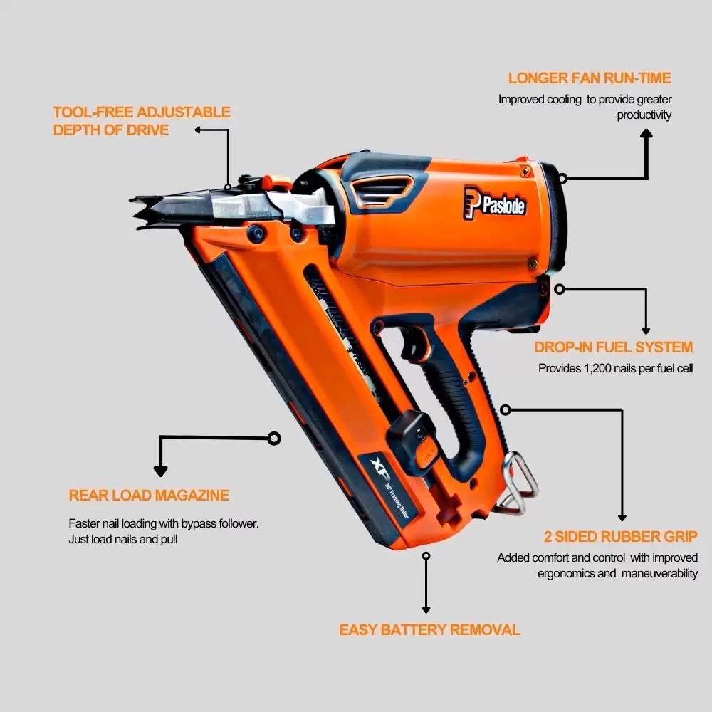 Paslode 906450IXB (CFN325IM) 3-1/4" 7.4V Cordless Impulse Framing Nailer