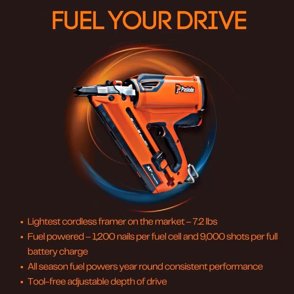 Paslode 906450IXB (CFN325IM) 3-1/4" 7.4V Cordless Impulse Framing Nailer