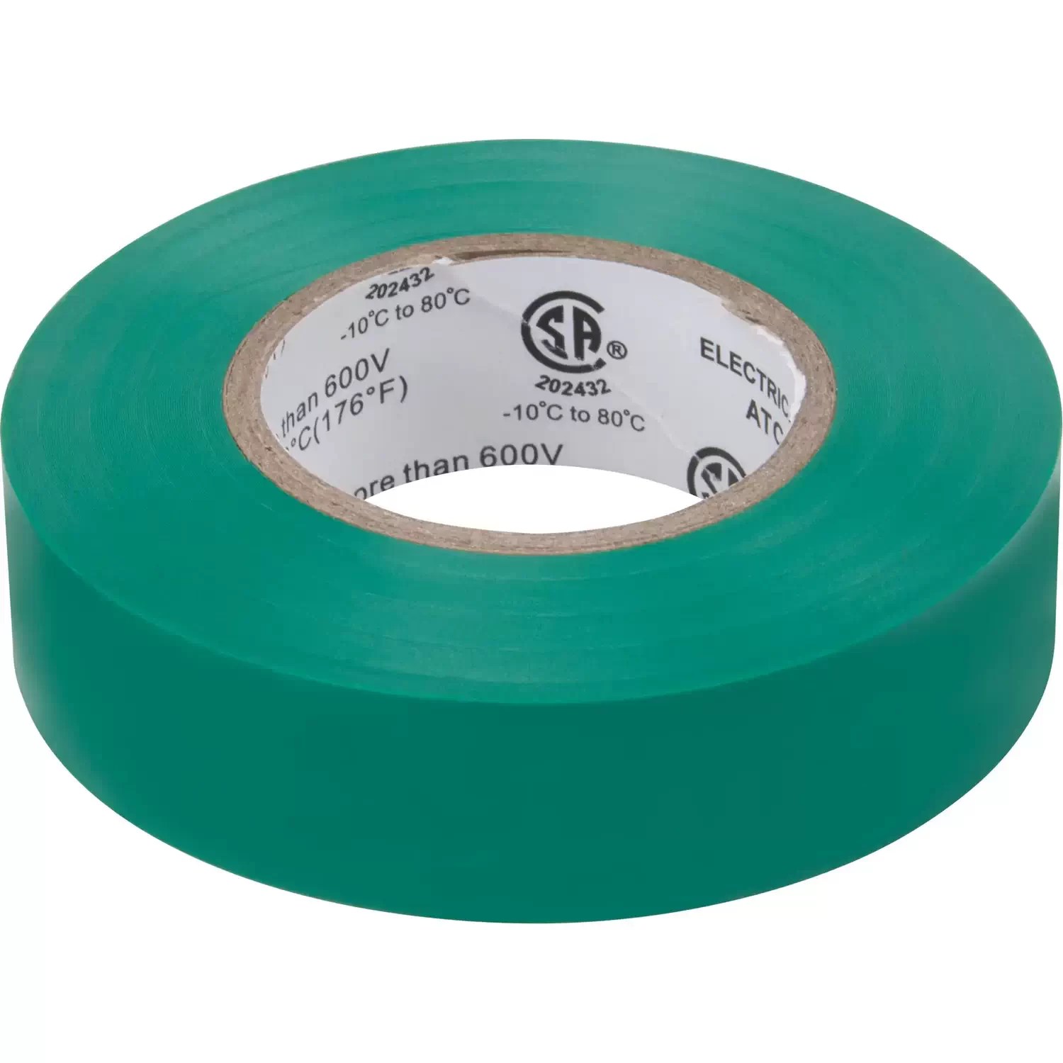 Aurora Tools XH384 3/4" (19mm) x 60' (18m) Green Electrical Tape