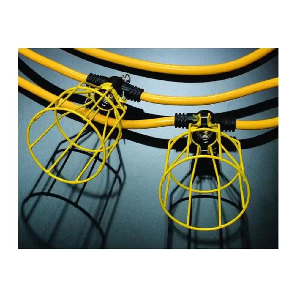 Century Wire & Cable D11912100 100' 12/3 SJTW Yellow Light String, 300V