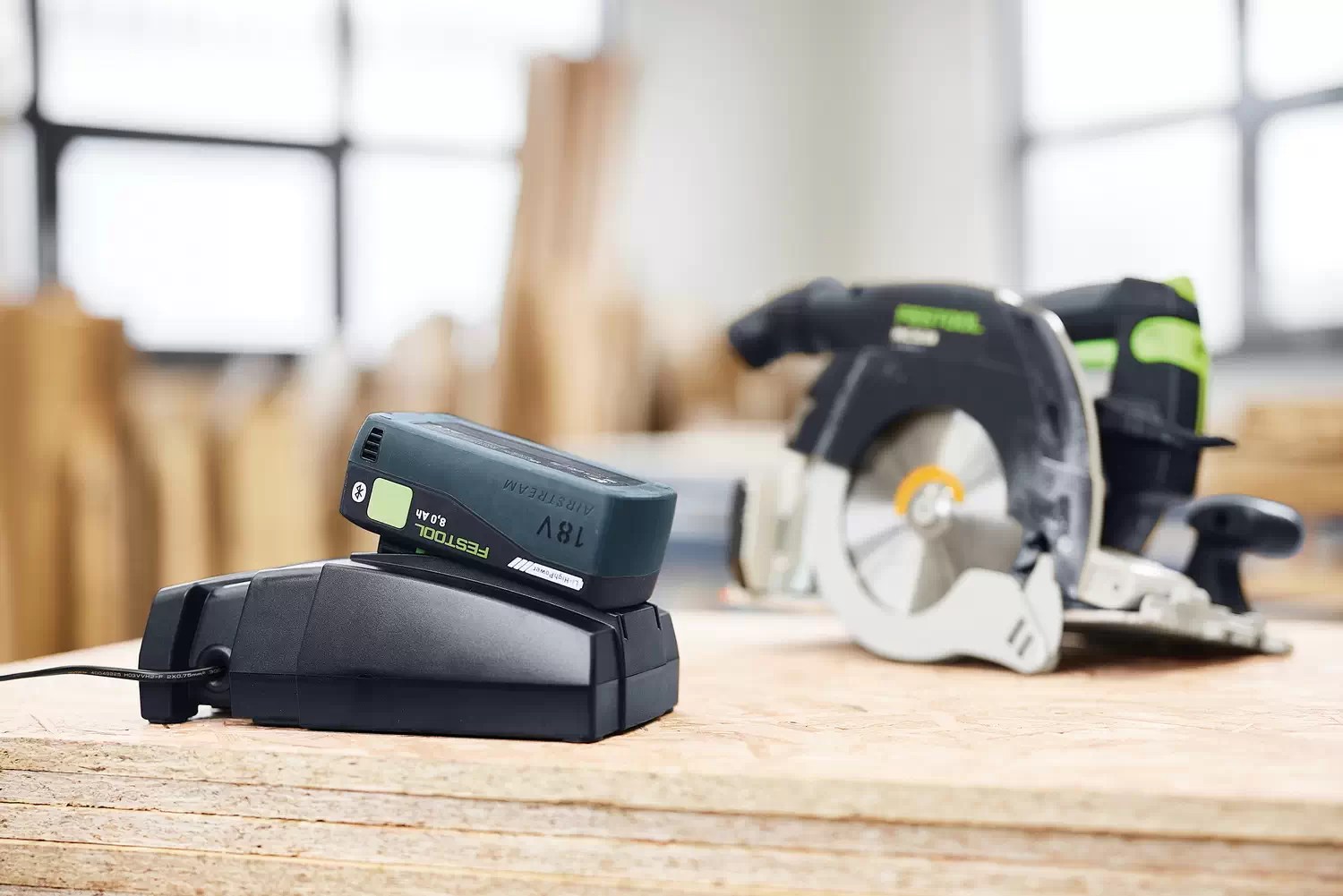 Festool 577324 8Ah Li-HighPower Battery Pack with Bluetooth BP 18 Li 8,0 HP-ASI