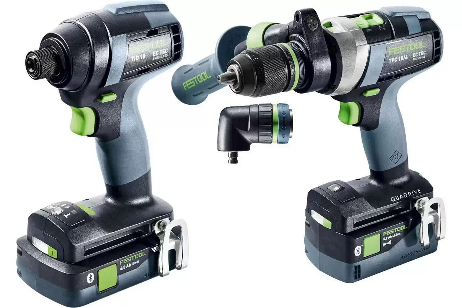 Festool 577616 18V Cordless Drill & Impact Driver Set TID 18 HPC I-Set TPC 18/4