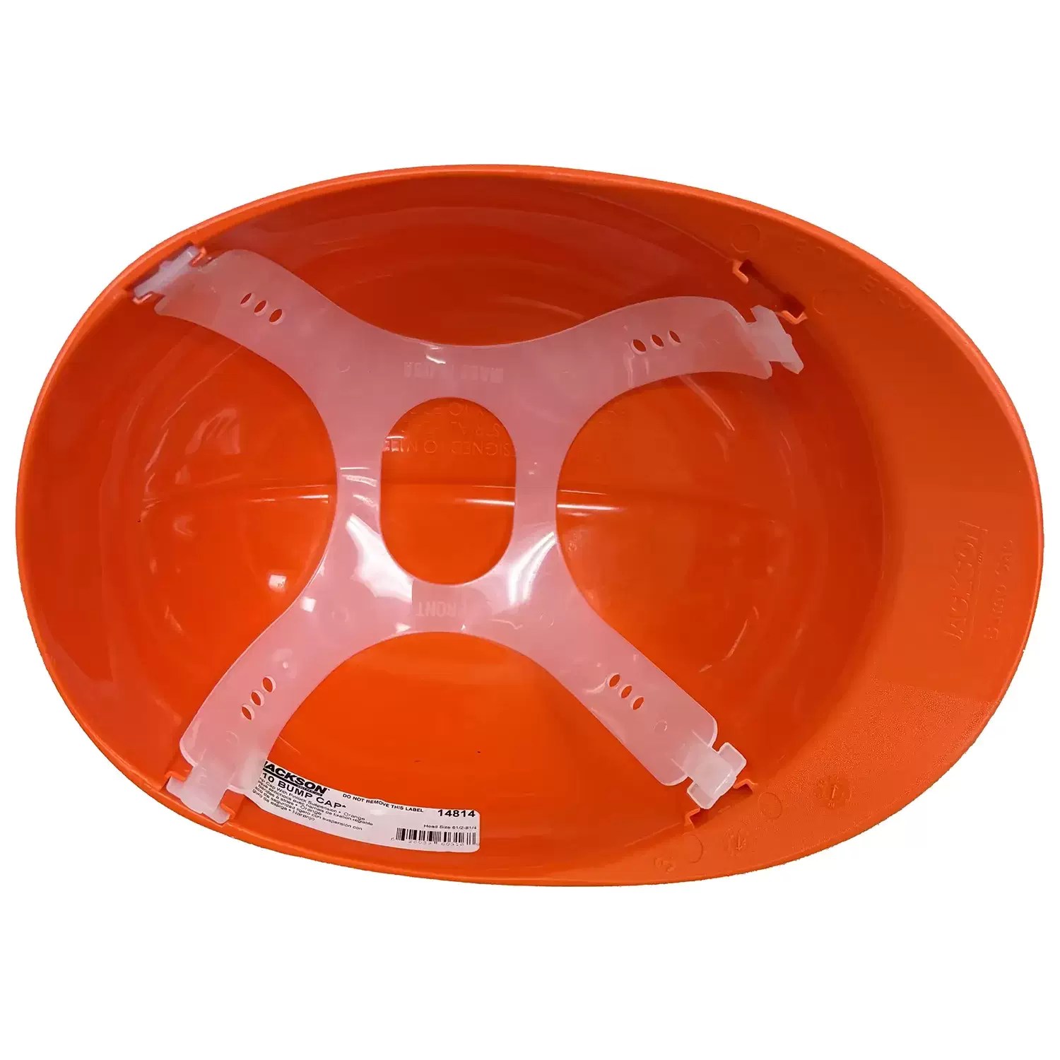 Jackson Safety 14814 Orange C-10 Bump Cap Style Front Brim Hard Hat