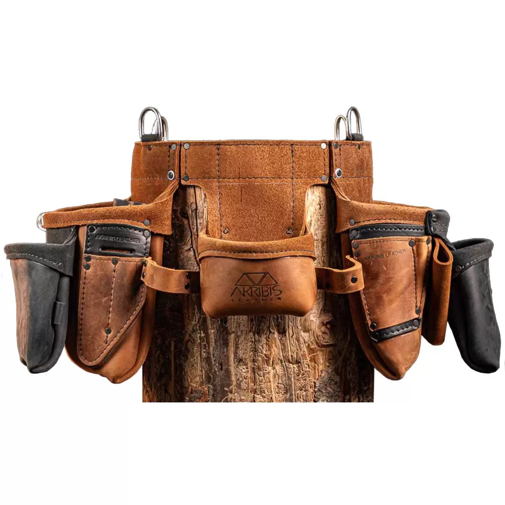 Akribis Leather Framer-F Front Worn Tool Belt