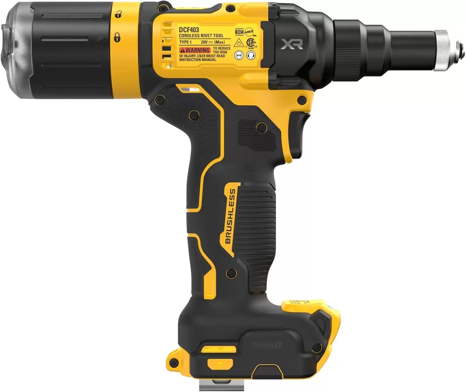Dewalt DCF403B 20V MAX XR Brushless Cordless 3/16" Rivet Tool - Tool Only