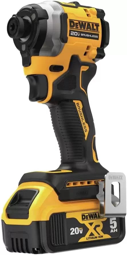 DEWALT DCF850P1 ATOMIC 20V MAX 1/4" Brushless 3-Speed Impact Driver Kit, 5Ah