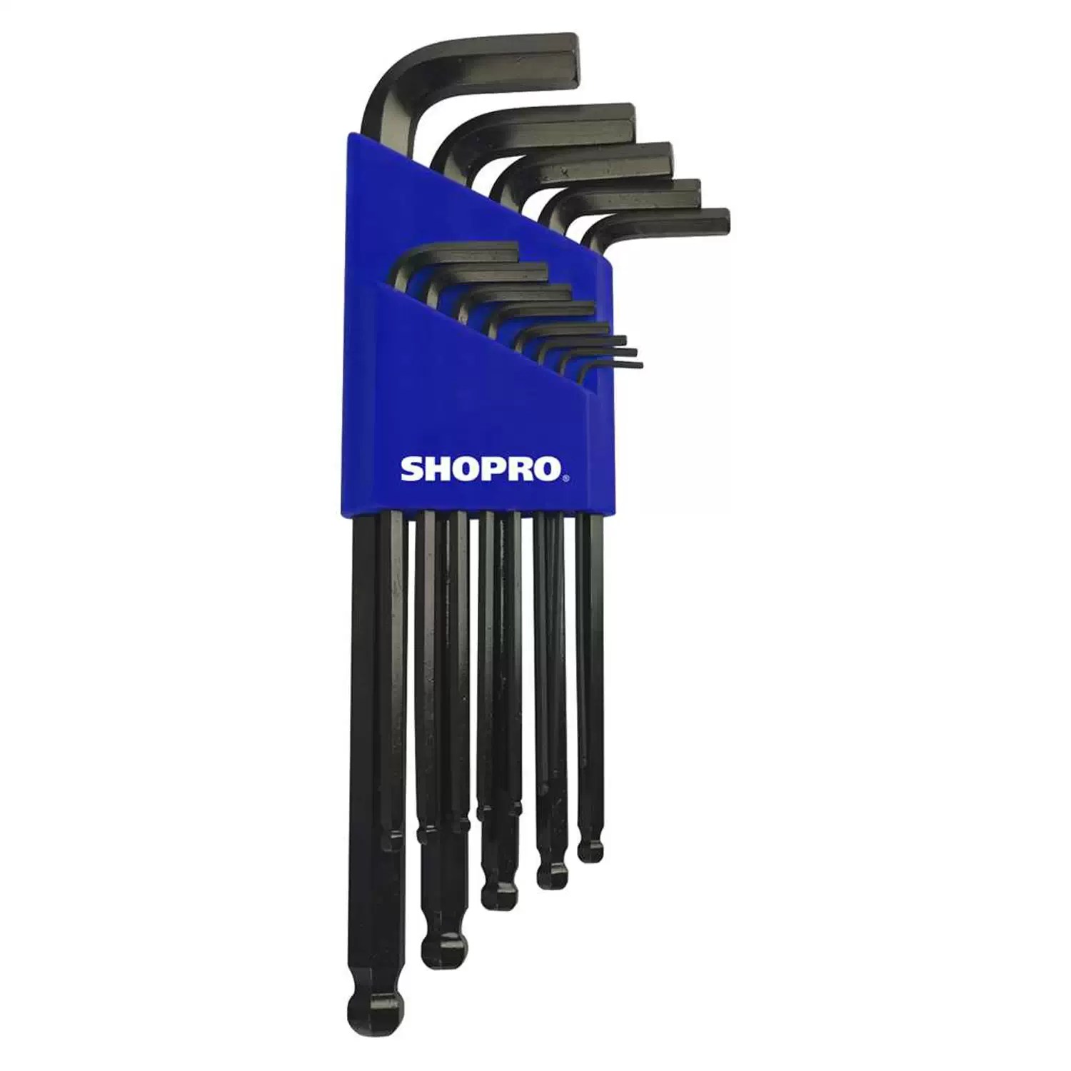 SHOPRO H005482 13PC Metric Long Ball End Hex Key Set