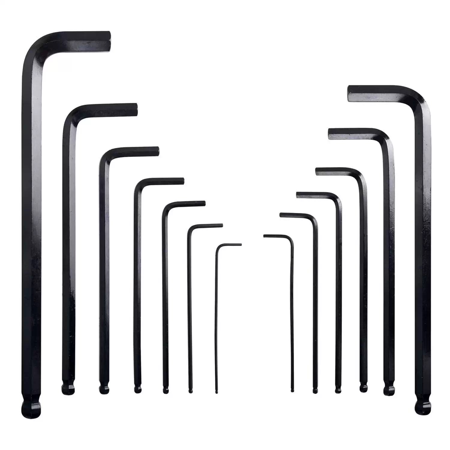 SHOPRO H005482 13PC Metric Long Ball End Hex Key Set