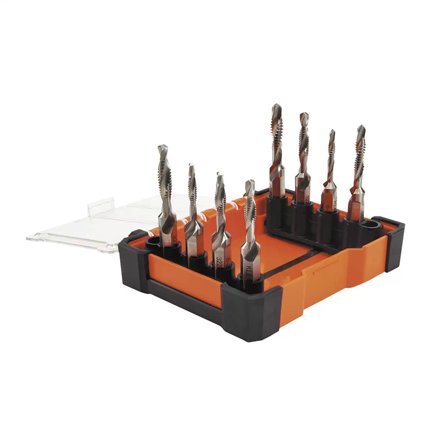 Klein Tools 32217 8-Piece Drill Tap Tool Kit with Hex Shank