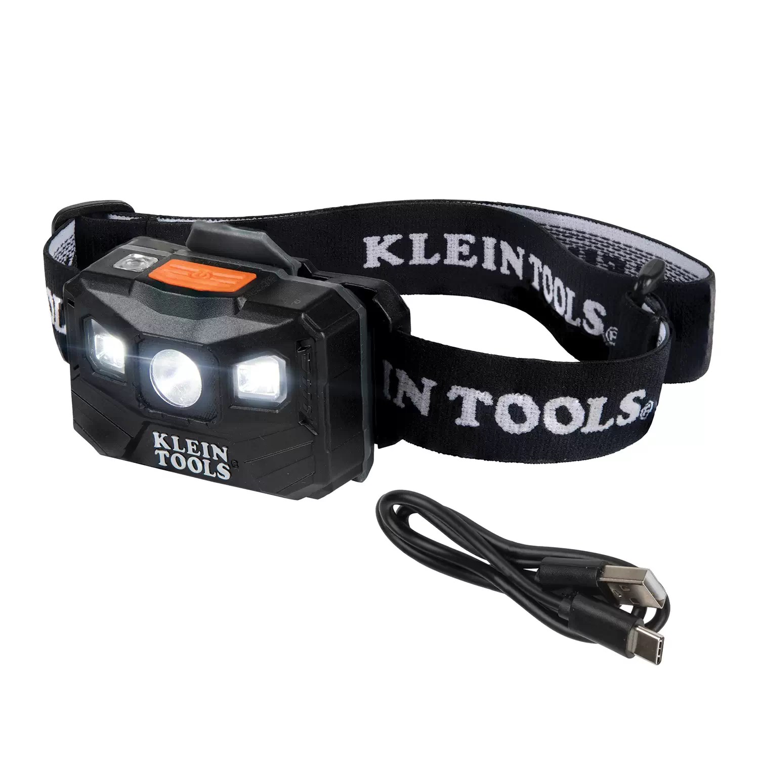 Klein Tools 56048 400 Lumens Rechargeable LED Headlamp, All-Day Runtime